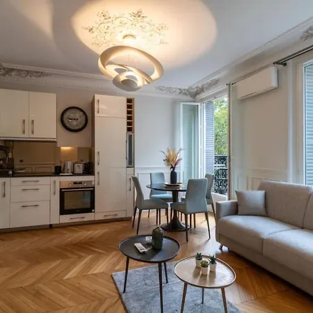 Apartment 4pers#1 Bedroom#ternes#champs-elysees